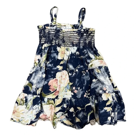 Ralph Lauren Smocked Top Sleeveless Infant Floral Dress - Picture 1 of 5